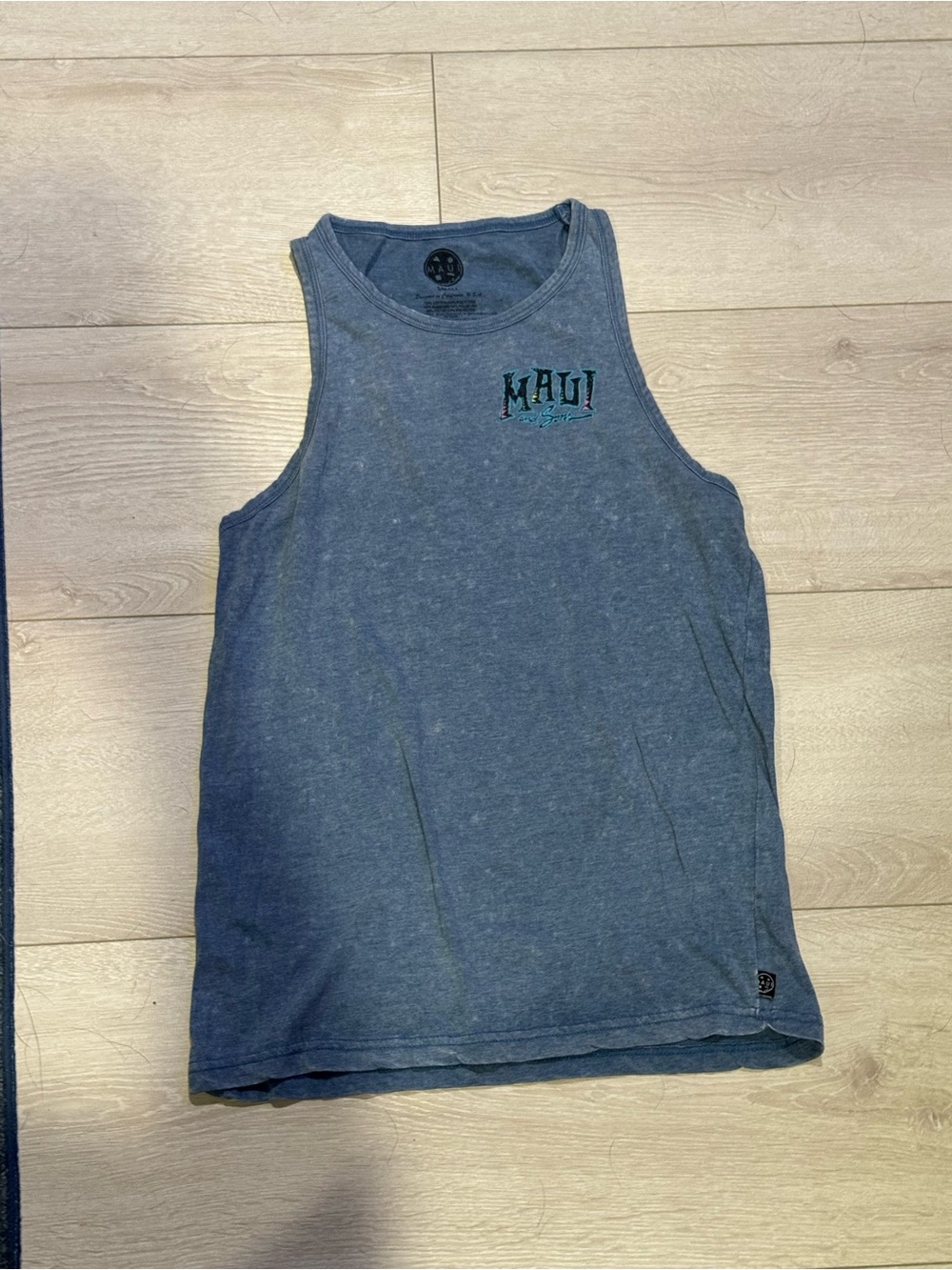 Maui and Sons Heather Slate Blue Tank Top